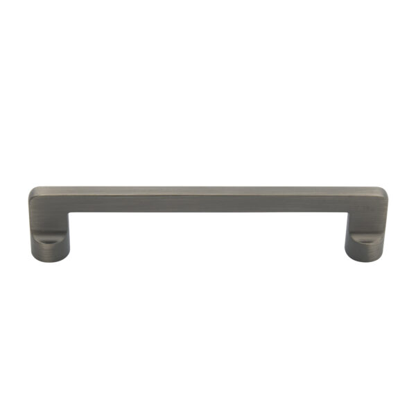 Sleek grey-colored metal bar with a modern design, perfect for contemporary interiors.