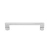 Sleek silver-colored metal bar with a modern design, perfect for contemporary interiors.